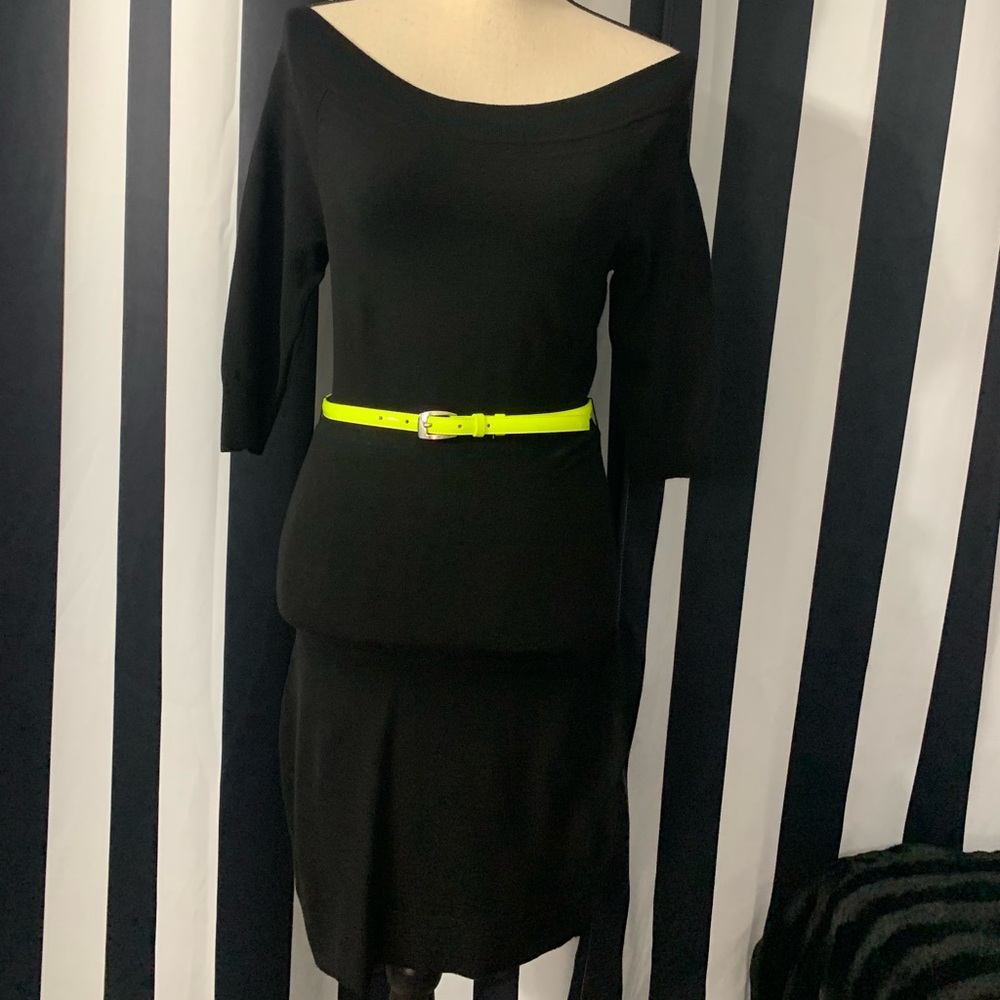 Bebe Black Sweater Dress